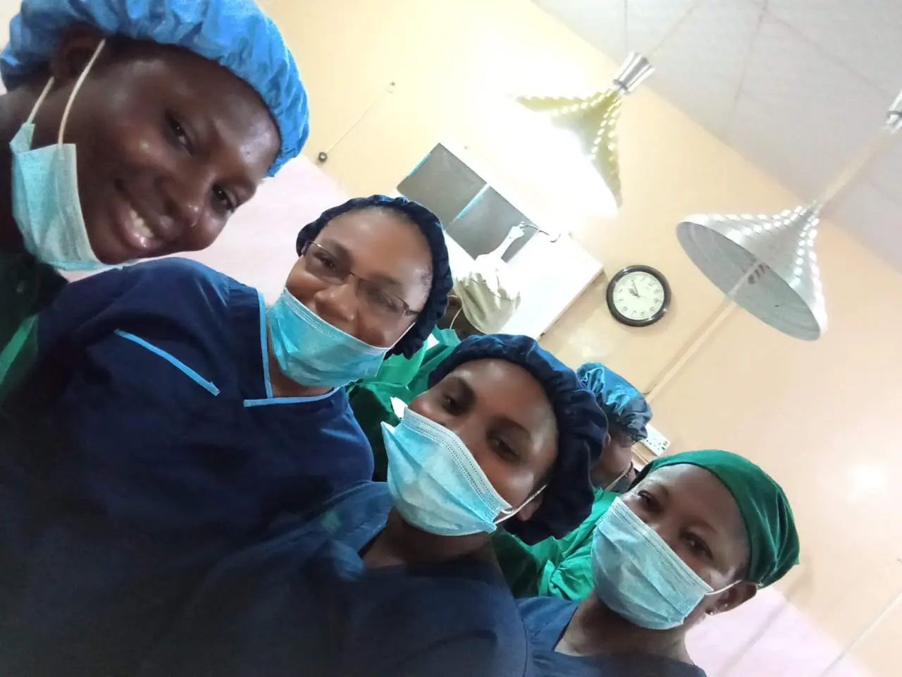 Hospital care and treatment scene